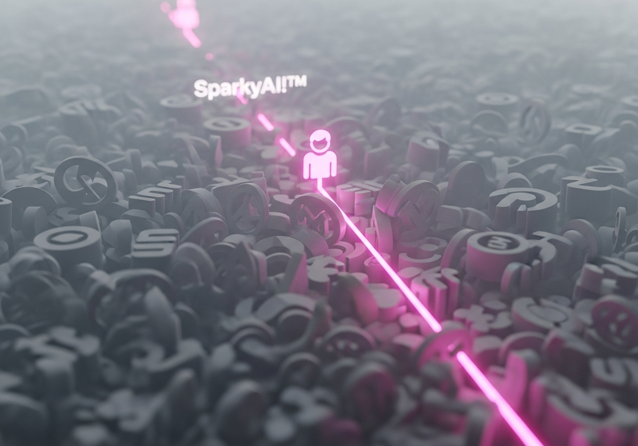 On-brand messaging with SparkyAI!-cut-through-the-noise