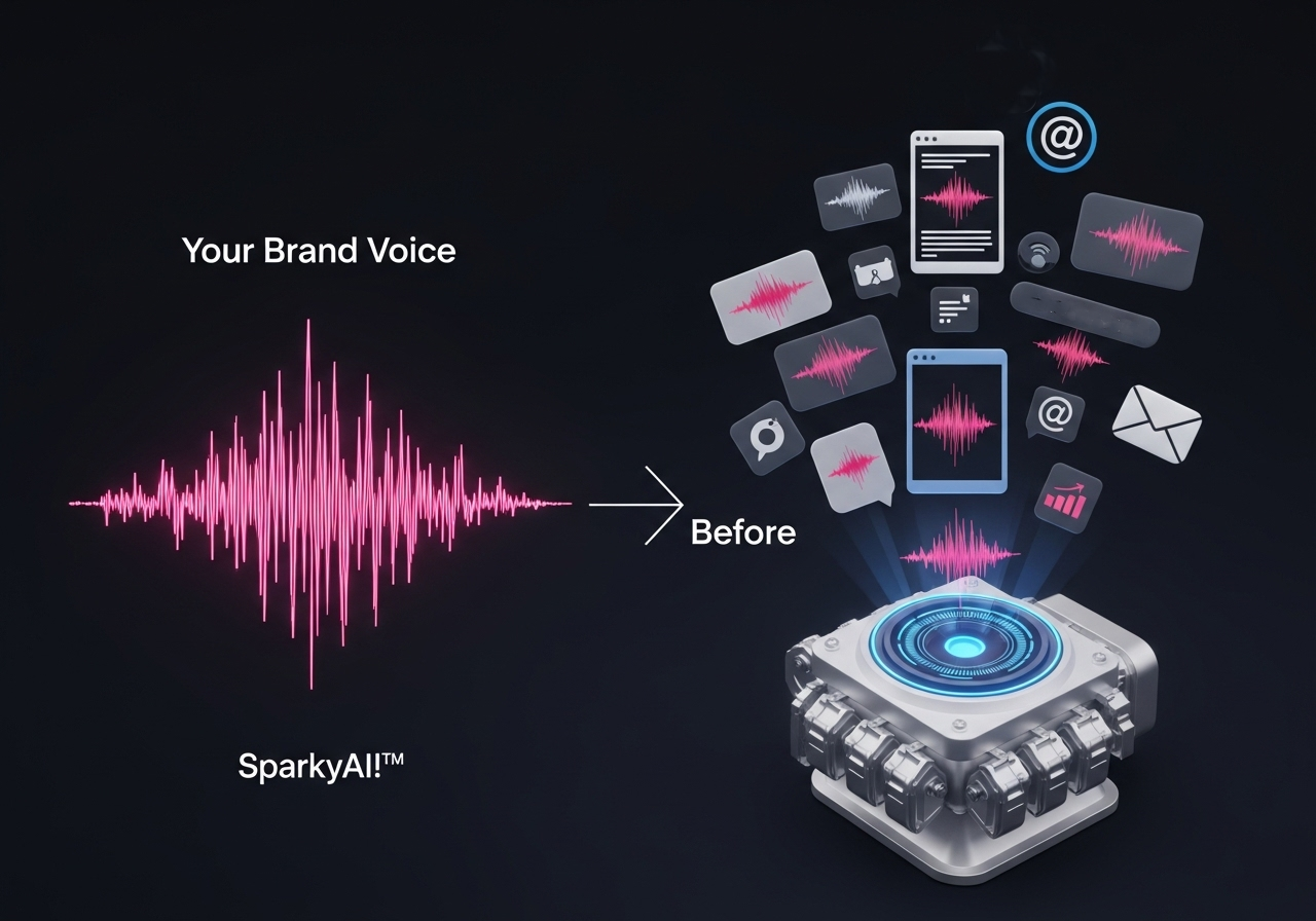 brand voice consistency sparkyai